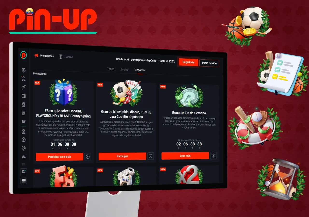 Bonificación especial para apuestas deportivas en Pin-Up con recompensas y giros gratis